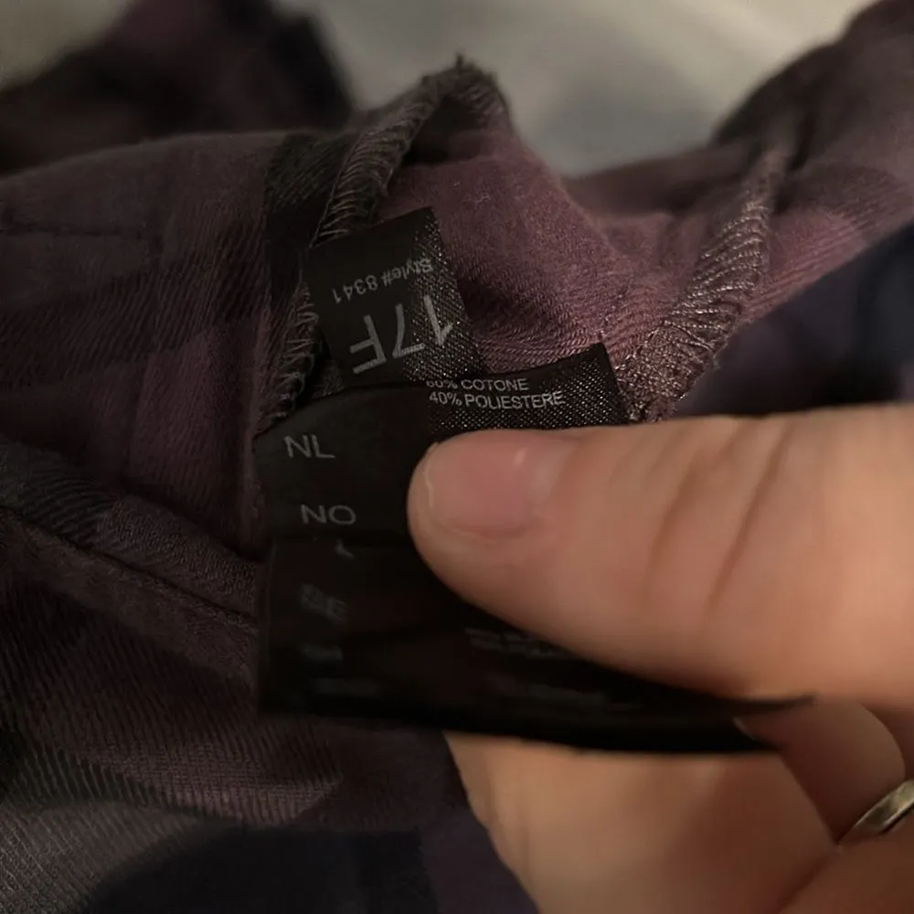 Kuhl purple plaid‎ pullover shirt size Small - Image 6