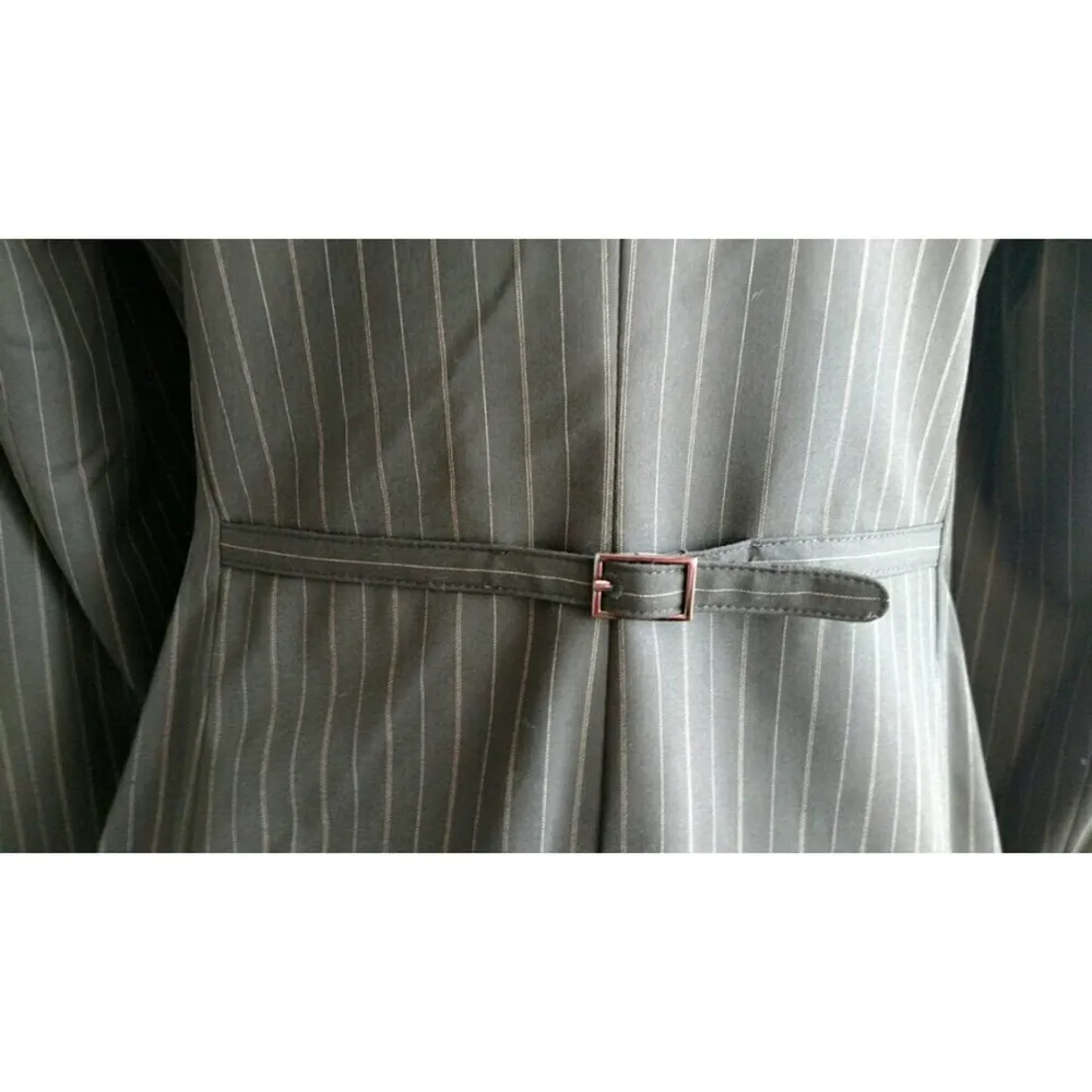 LOFT Black Pinstripe Blazer Career Office Workwear 4 New - Image 5