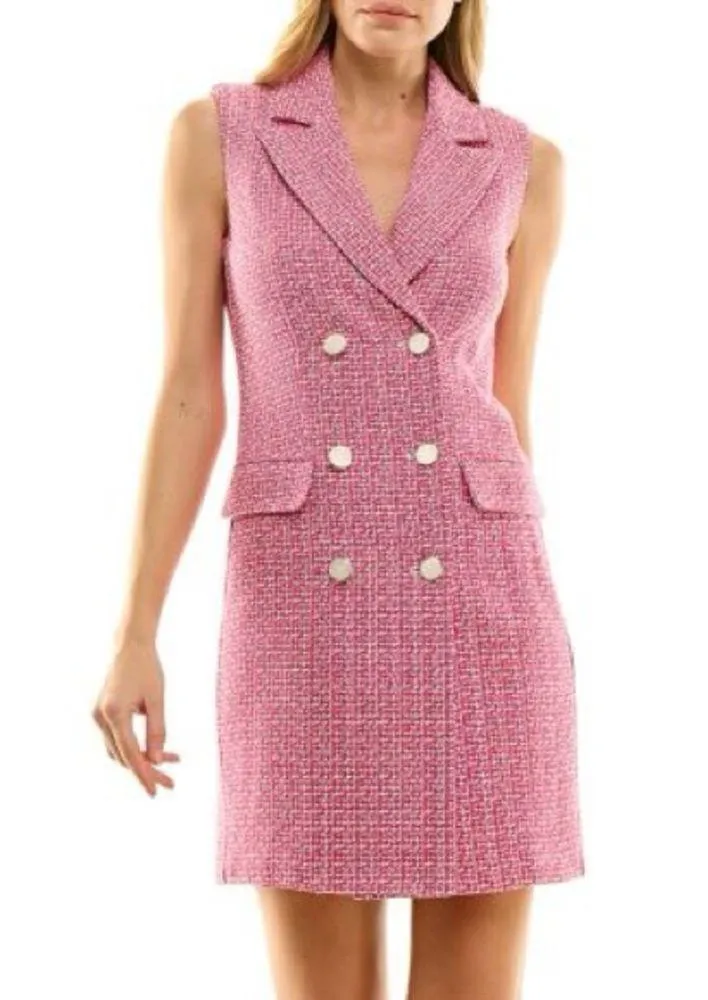 NWT Nicole Miller Tweed Blazer dress - Image 4
