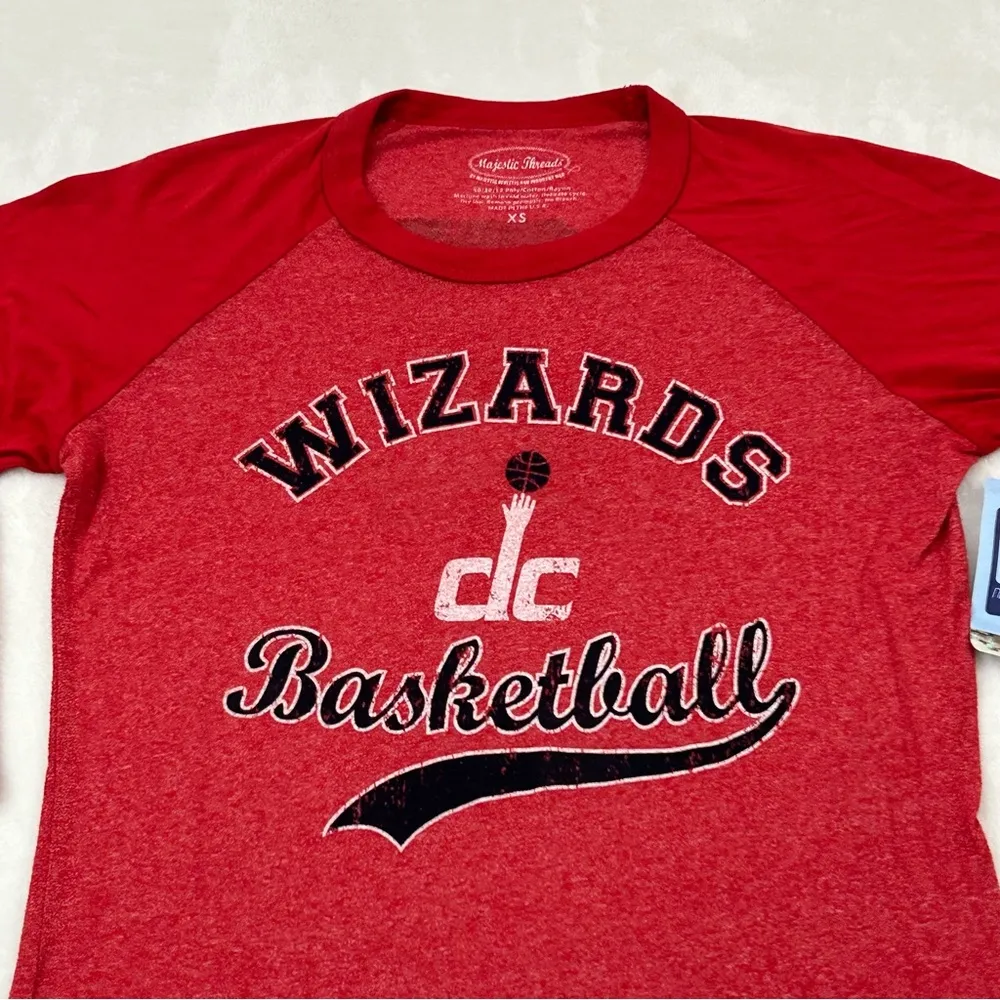 John Wall 2 Washington DC Wizards NBA 4 Her 3/4 Red Long sleeve T-Shirt Women XS - Image 4