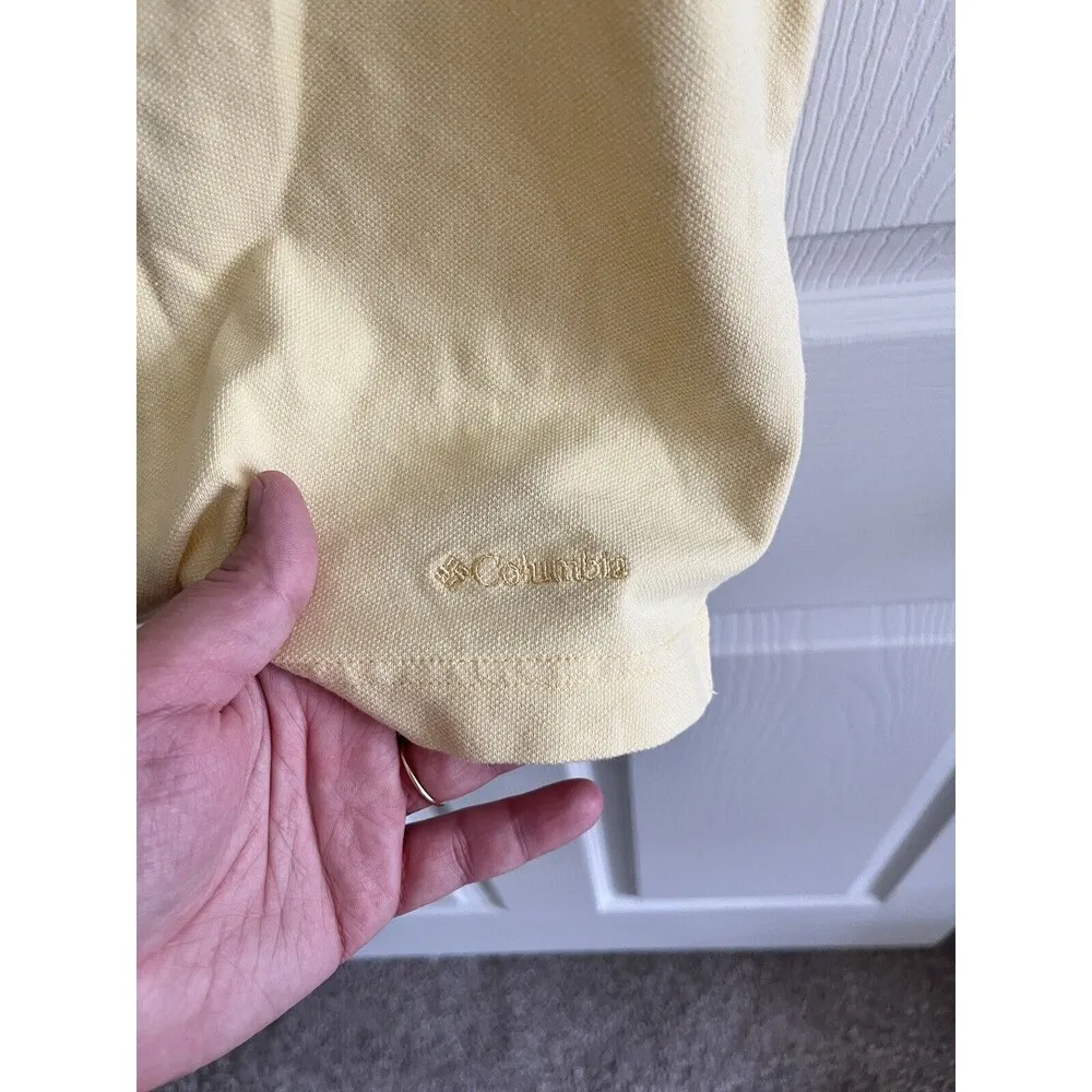 Columbia  Sports Wear Company Tank Top Women's Medium With Built In Bra Yellow - Image 5