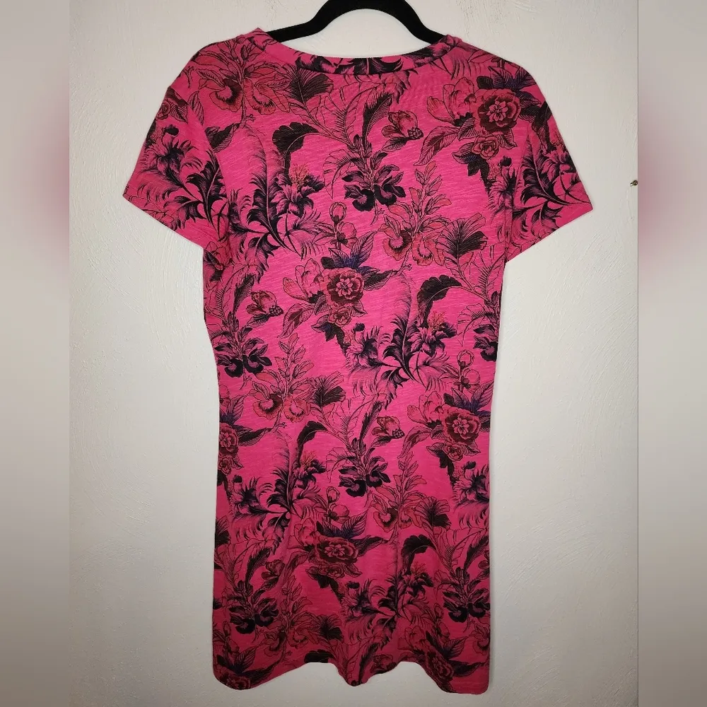 Pam and gela Pink Floral T Dress - Image 5