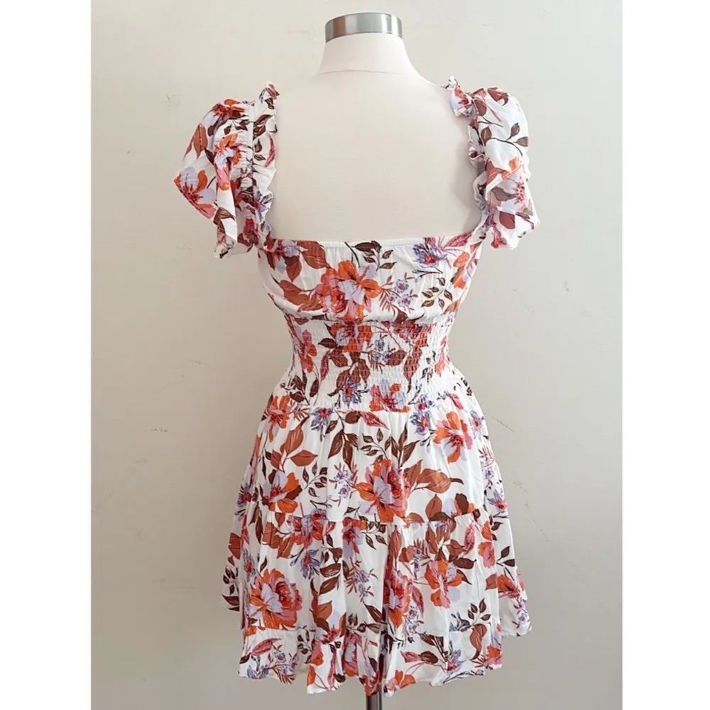VICI | Floral Smocked Dress - Image 2