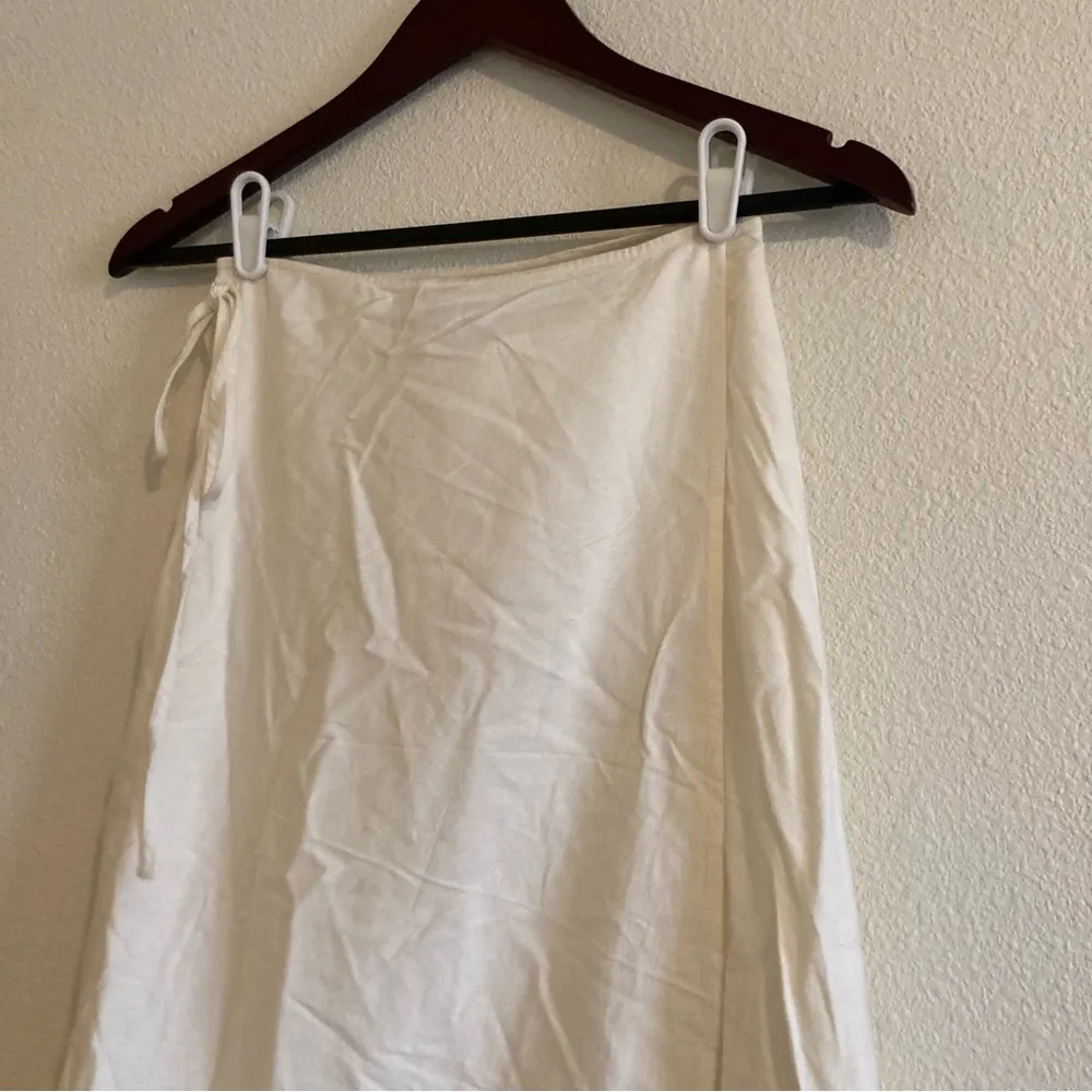 L*Space Women's Cream Anza Wrap Skirt Size Small - Image 3