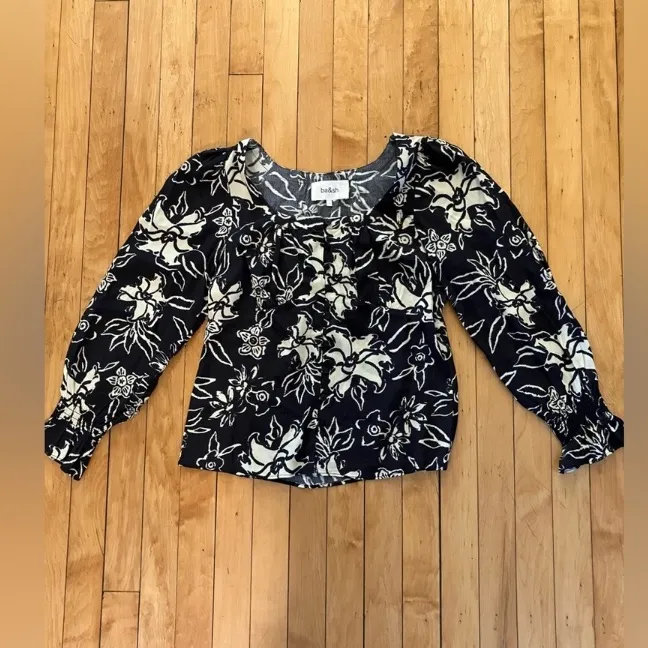 Ba&sh Sessee Noir Top - Image 2