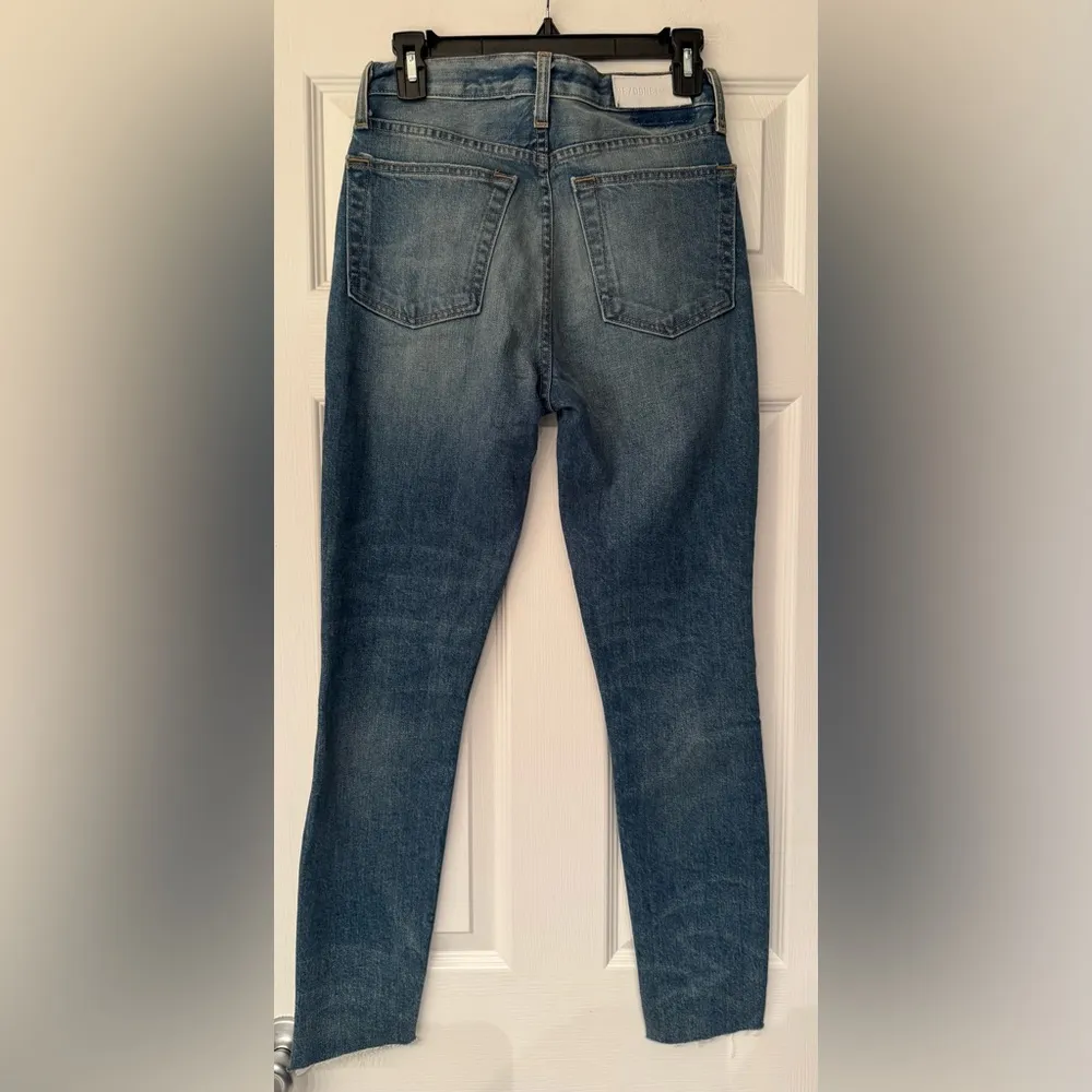 REDONE HIGH RISE STOVE PIPE Women’s Blue Jeans Size 26 - Image 6