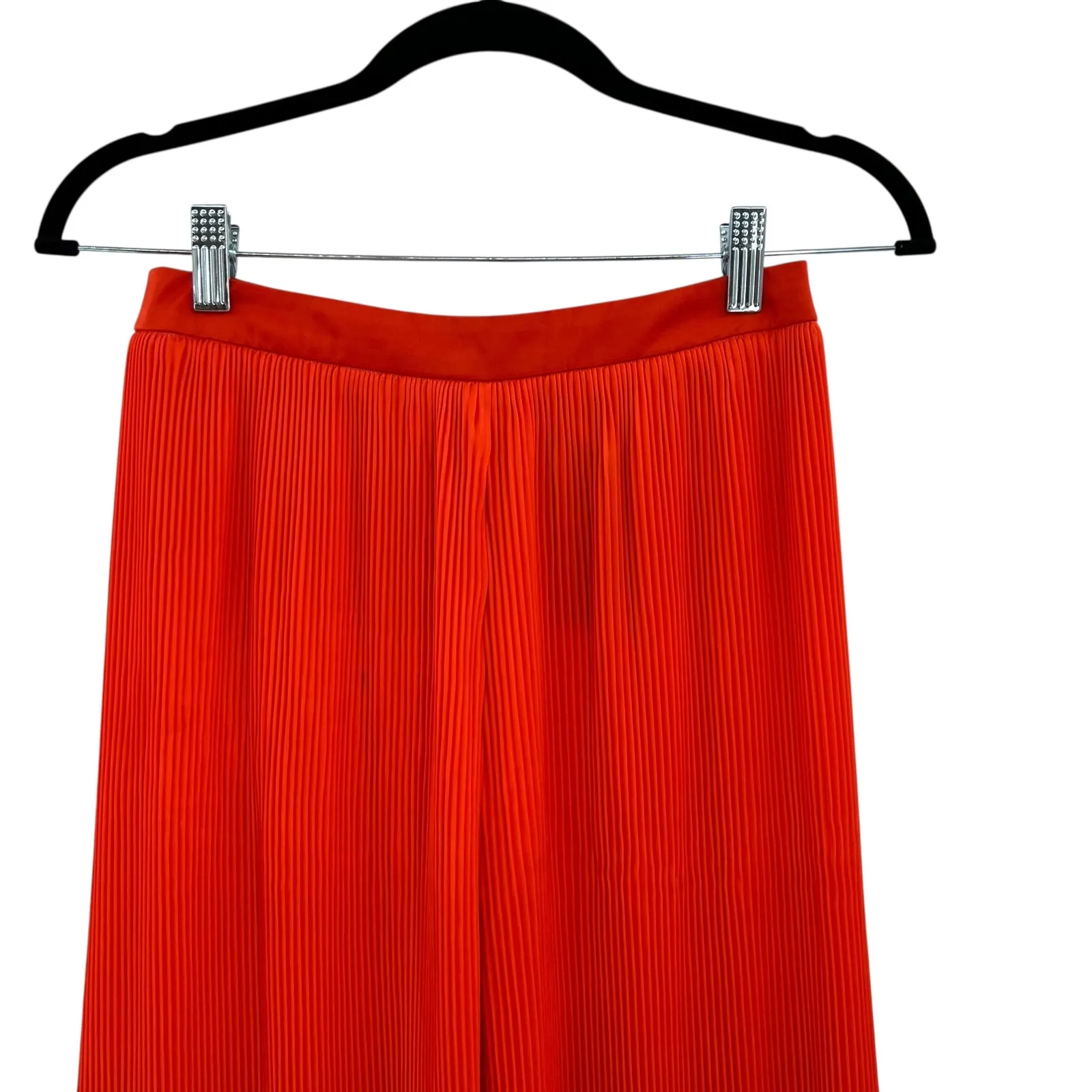 Andrea Iyamah‎ Atti Ombre Plisse Two-Piece Set Straight-Leg Pants Top Red Small - Image 14