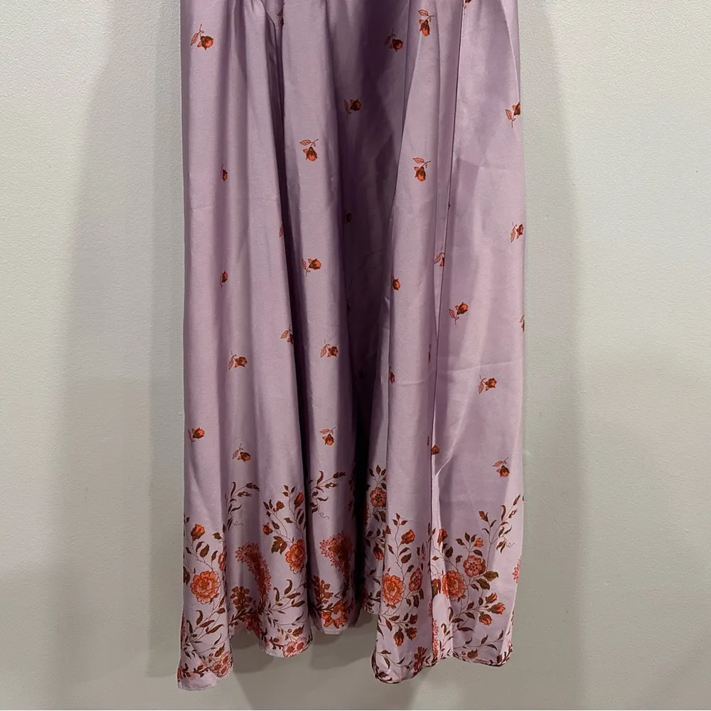 Free People On My Own Printed Midi Dress Medium M NWOT - Image 3