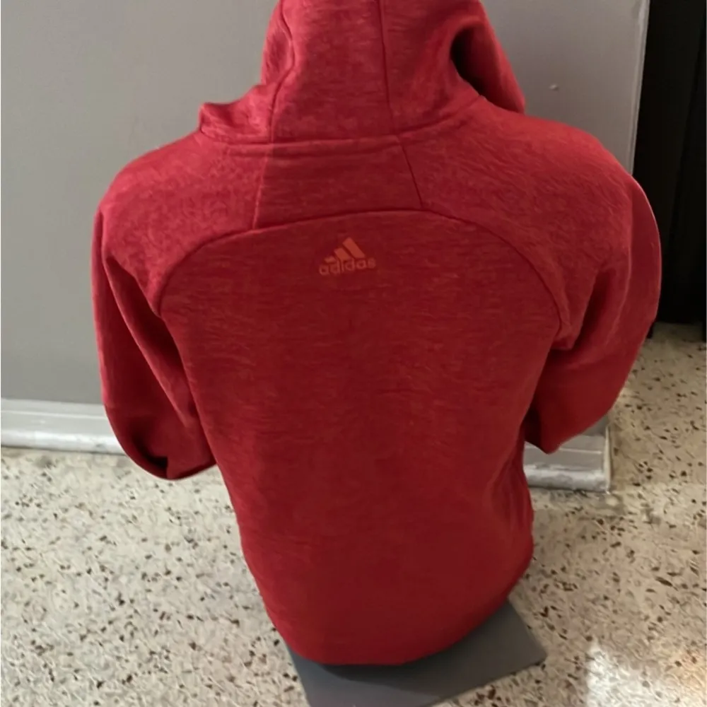 Adidas Hoodie red Small - Image 3