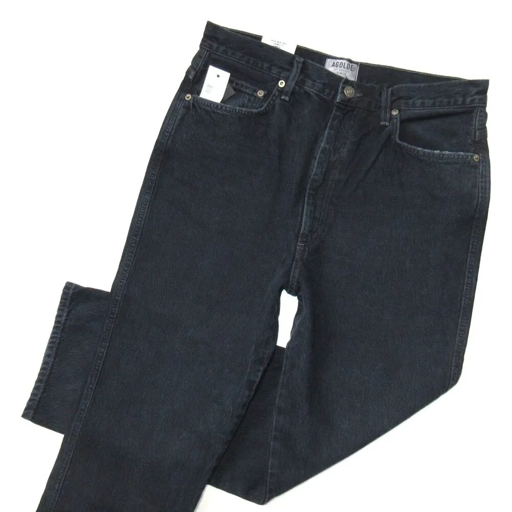 NWT AGOLDE Pinch Waist in Pepper High Hi Rise Kick Crop Rigid Jeans 32 - Image 2