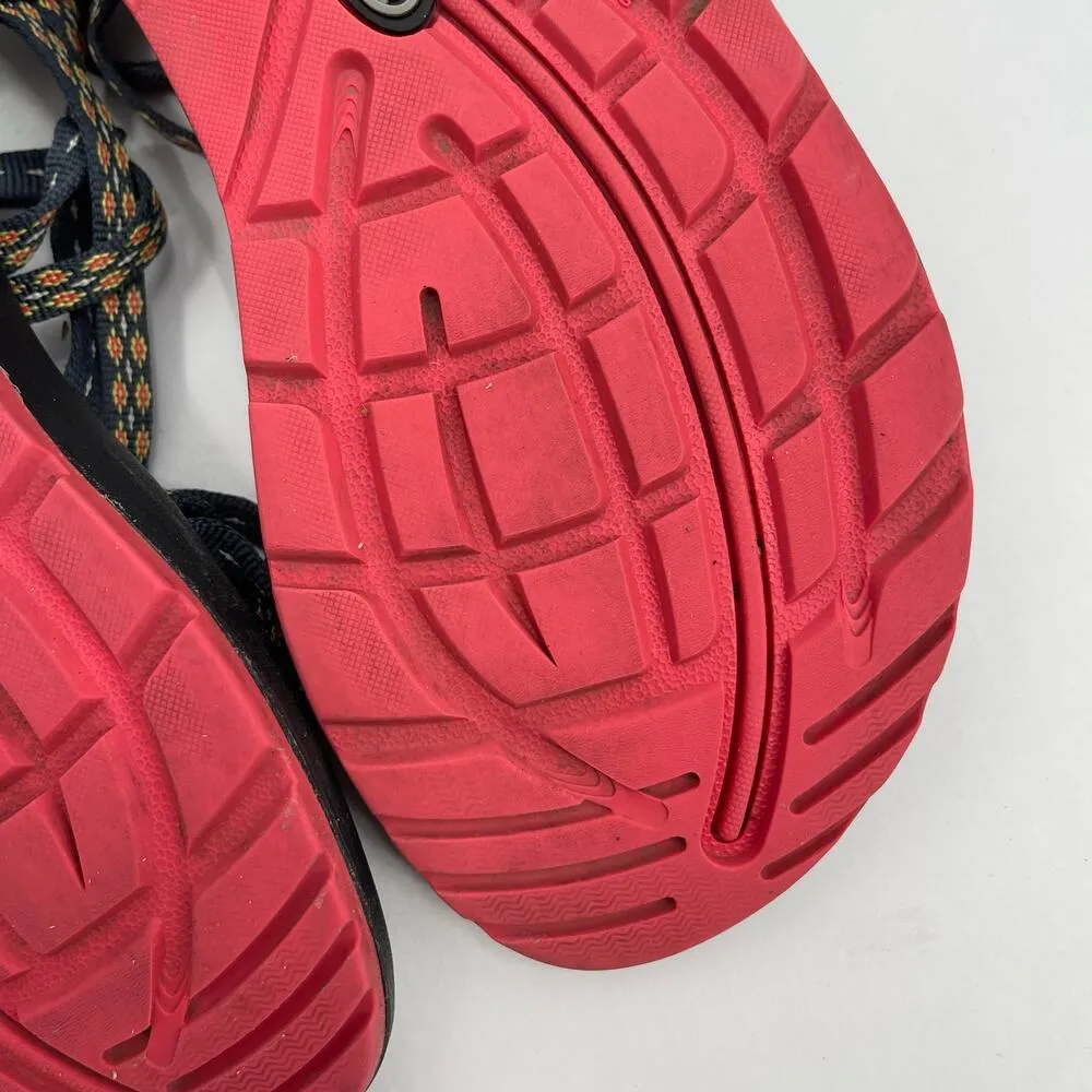 CHACO Sandals Womens Size 10 Classic Z Cloud X2 Adjustable Navy Pink Print Water - Image 12