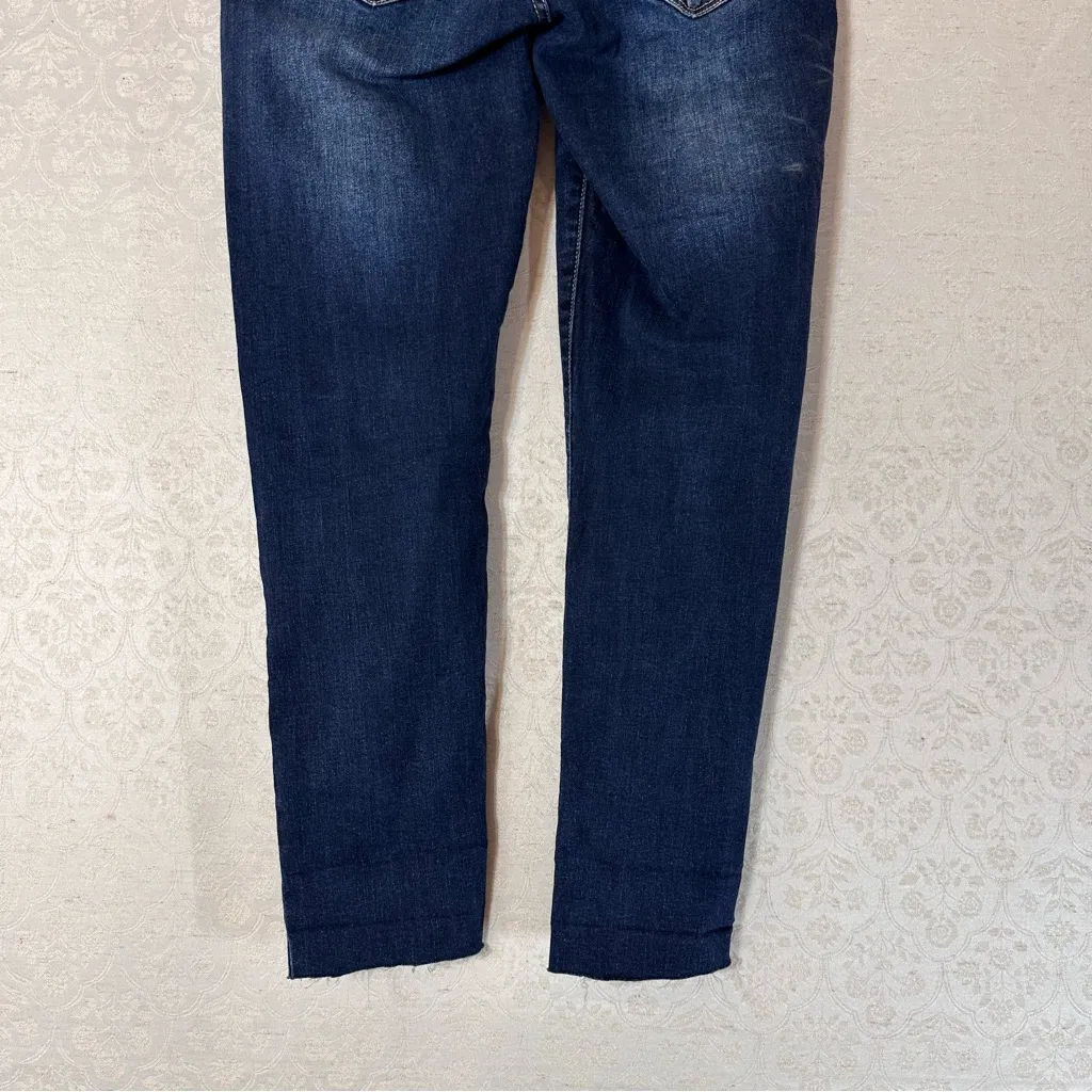 KanCan Raw Hem Distressed Blue Jeans Skinny 9/28 - Image 14