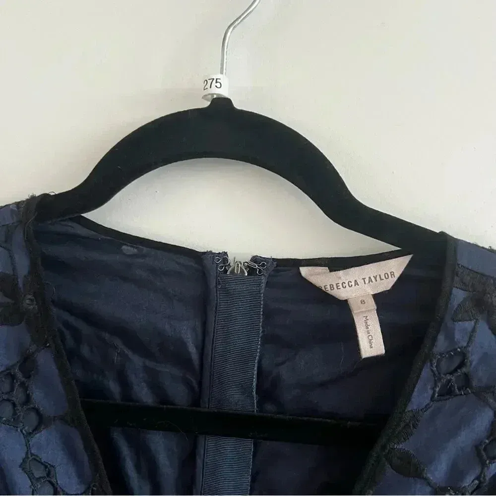 Rebecca Taylor 275  Lace Romper Size 8 - Image 4