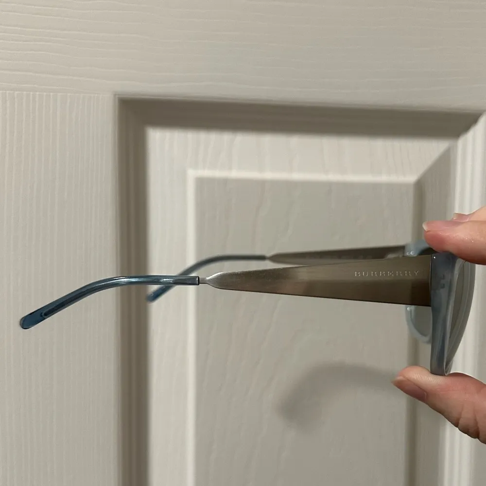 Blue and Silver Burberry Sunglasses B 4174 - Image 5