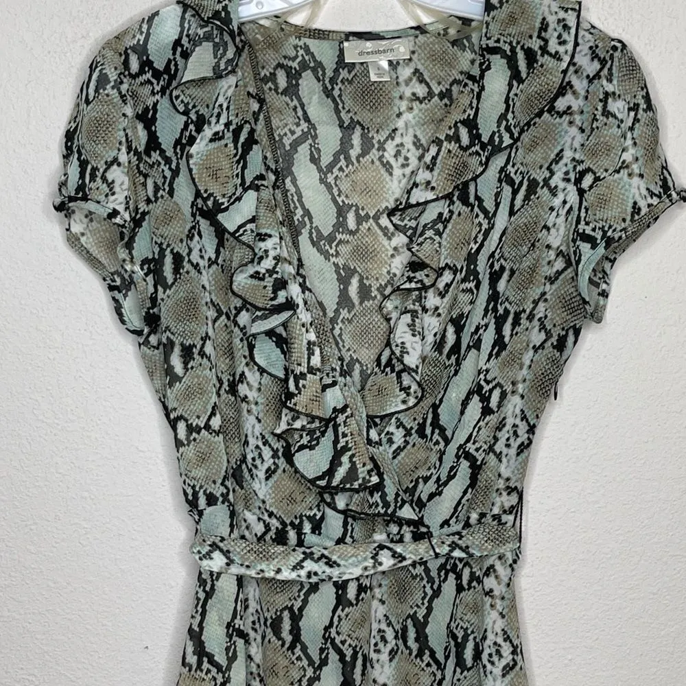 Dressbarn Snake Print‎ Dress - Image 2