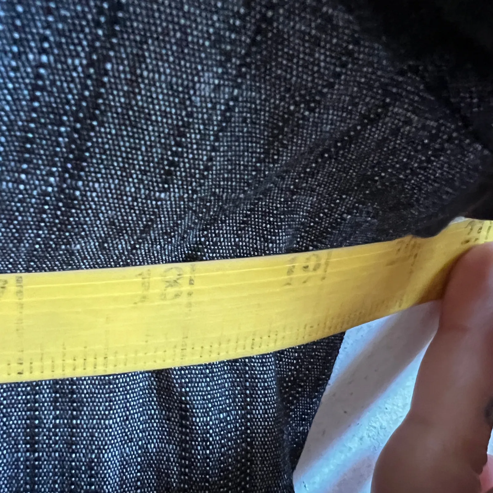 Vintage‎ Y2K Gray Denim Zip Up Jacket 2000s Indie Sleaze Grunge Large - Image 5