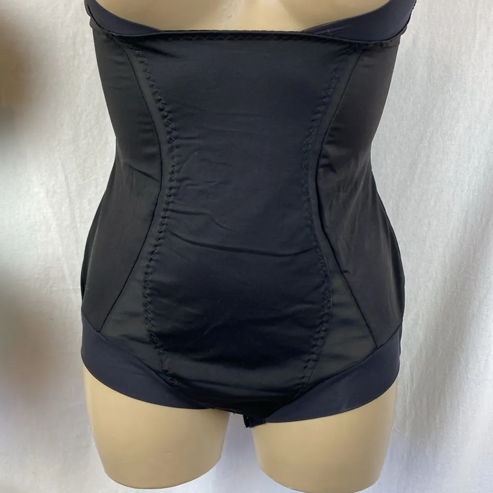 Maidenform Black Compression Wear Your Own Bra Bodysuit L - Image 3