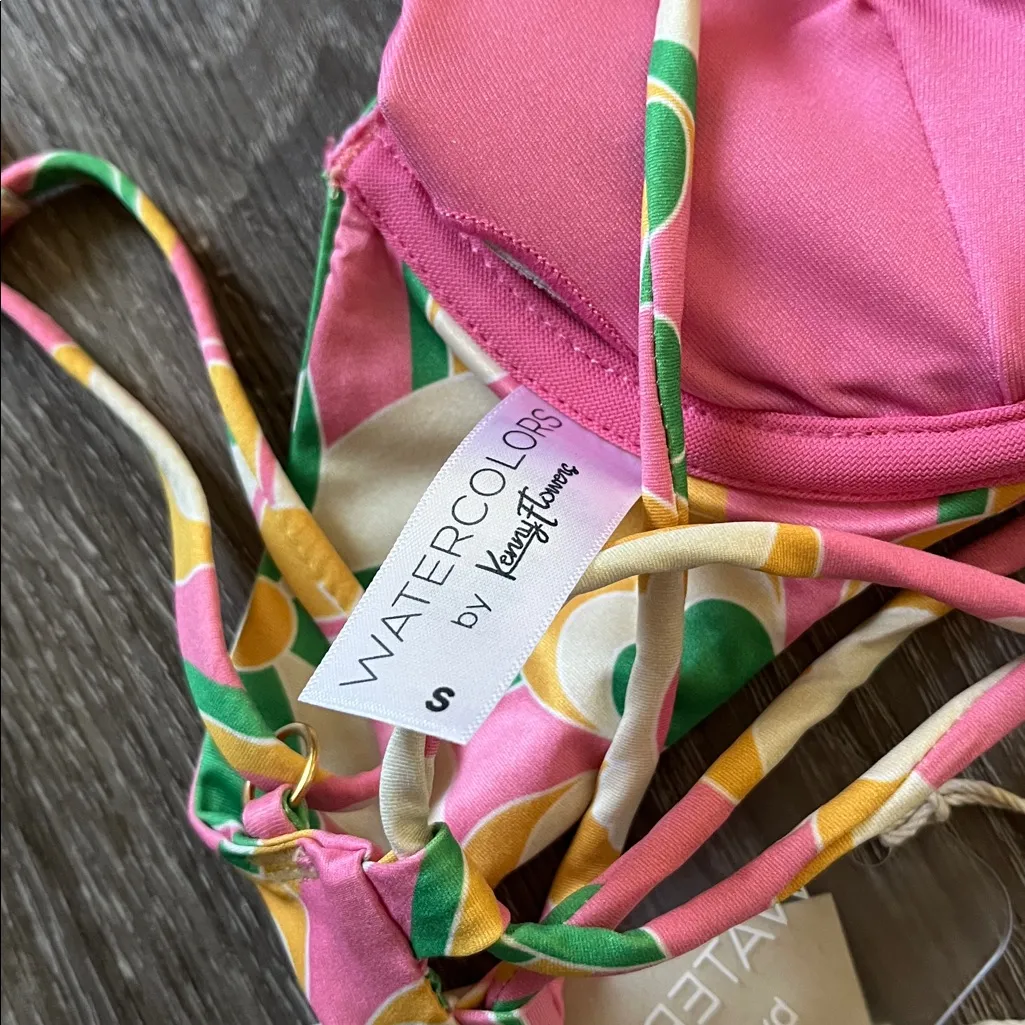 Kenny Flowers The Acapulco High Waisted Bikini Set Pink - Image 5