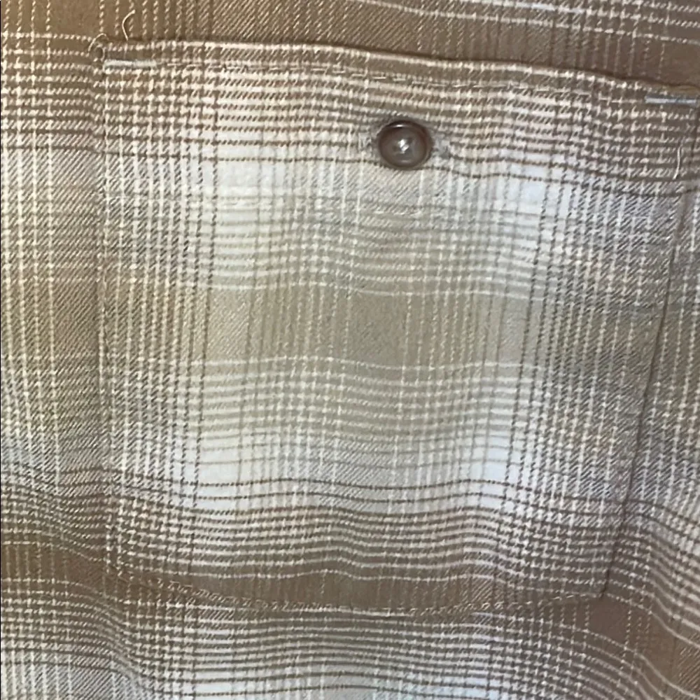 Mountain Hardwear Tan Plaid Shirt 10 - Image 3