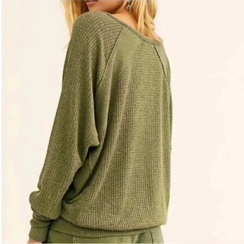 Free People Santa Clara Thermal in Ferngully - Image 2