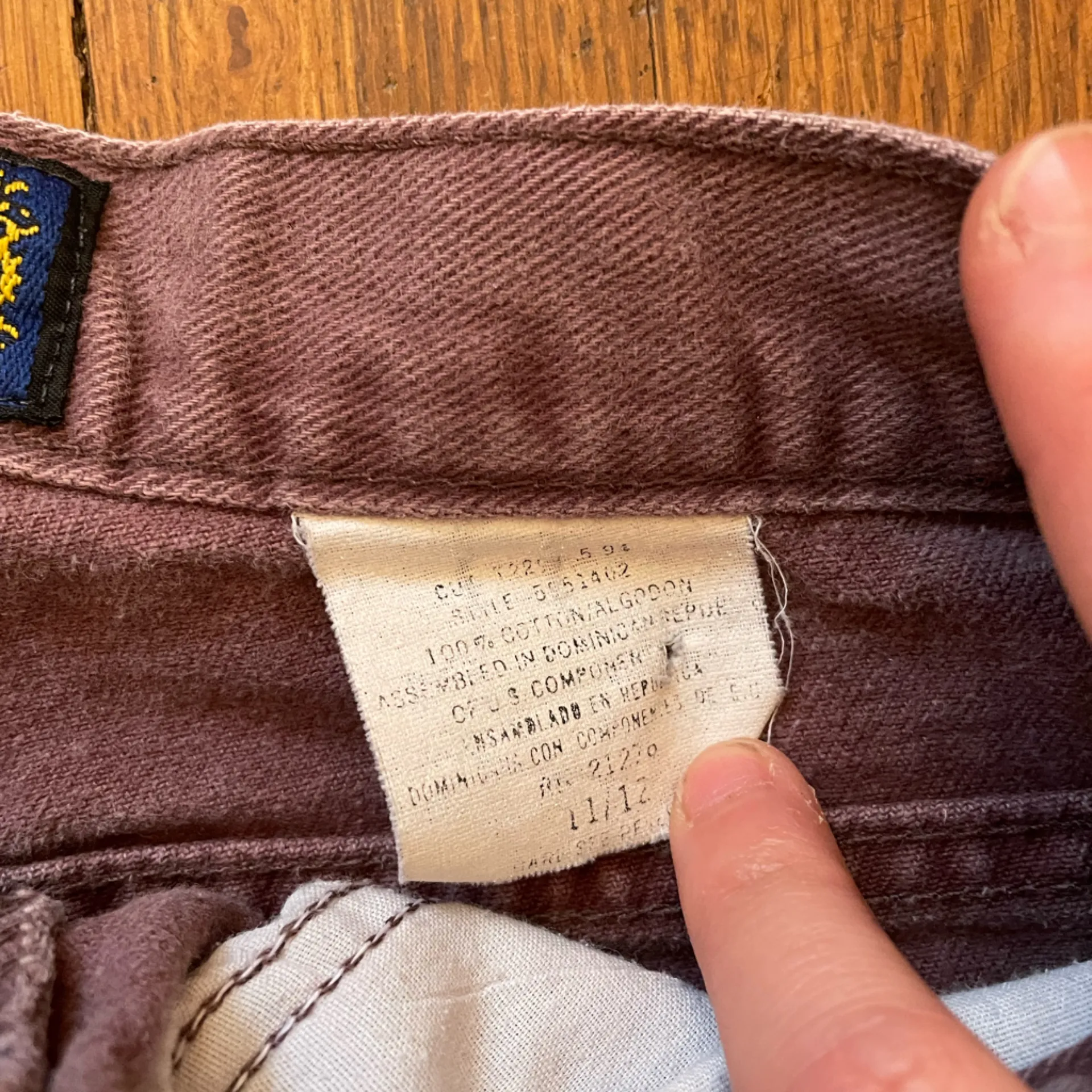 90s Vintage Bonjour Purple High Waist Button Fly Distressed Shorts Sz 26”/ 2 - Image 9