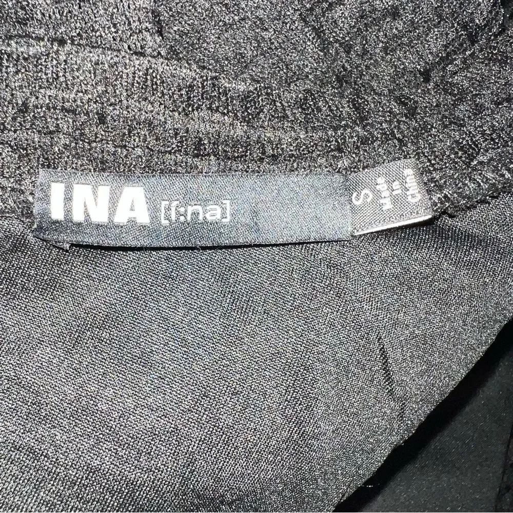 INA Women's Black Stretch Lace Fitted Sheath Dress w/Double Bell Sleeves-Size S - Image 15