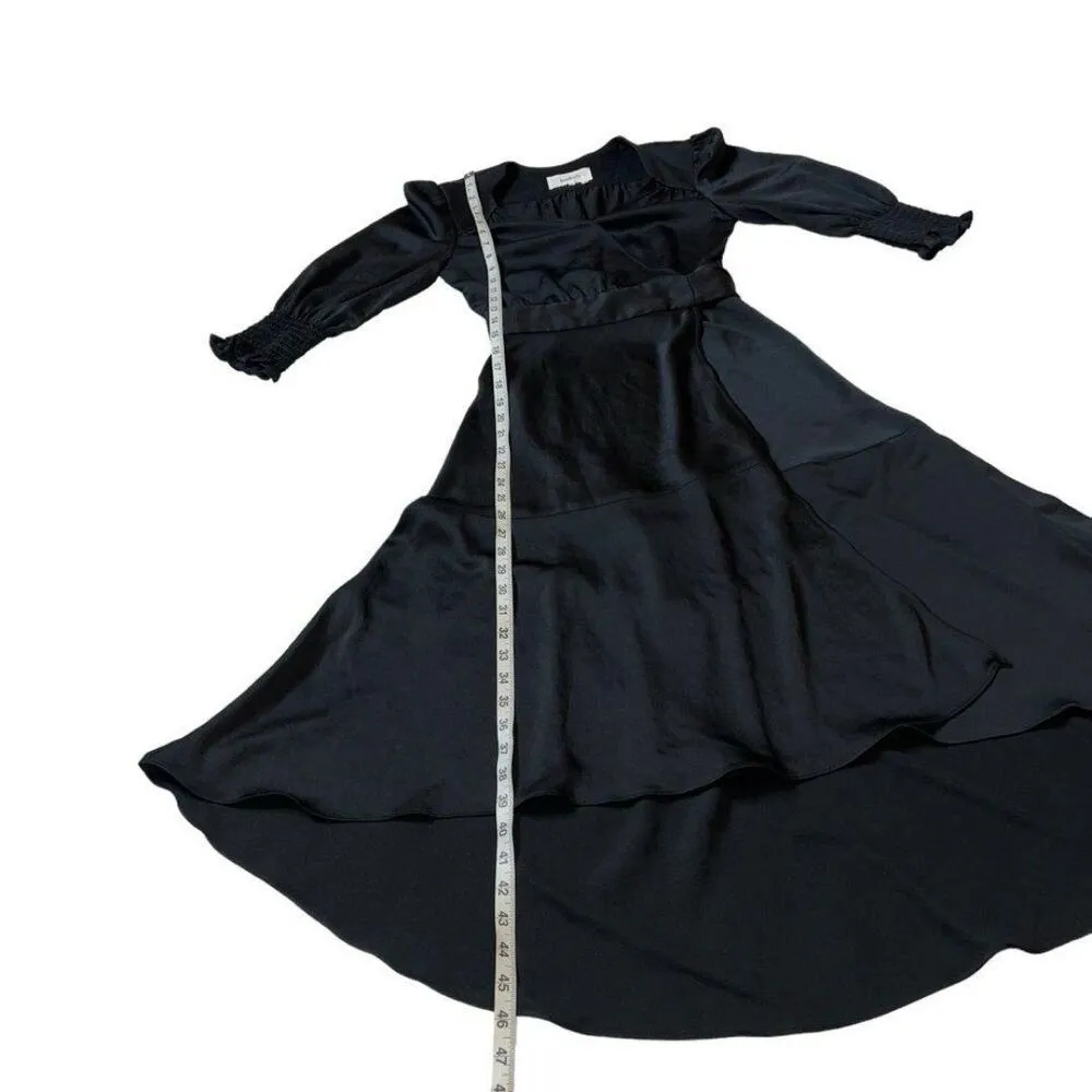 Ba&sh Game Wrap Dress Noir Size 4 (XS) - Image 7