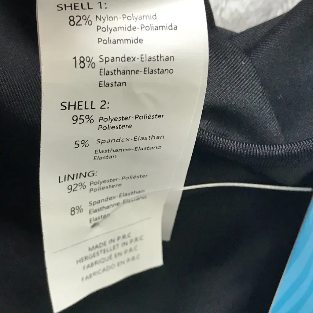 Cupshe Mesh Black‎ One Piece Swimsuit Women's XL V Neck Halter Bathing Suit NEW - Image 9