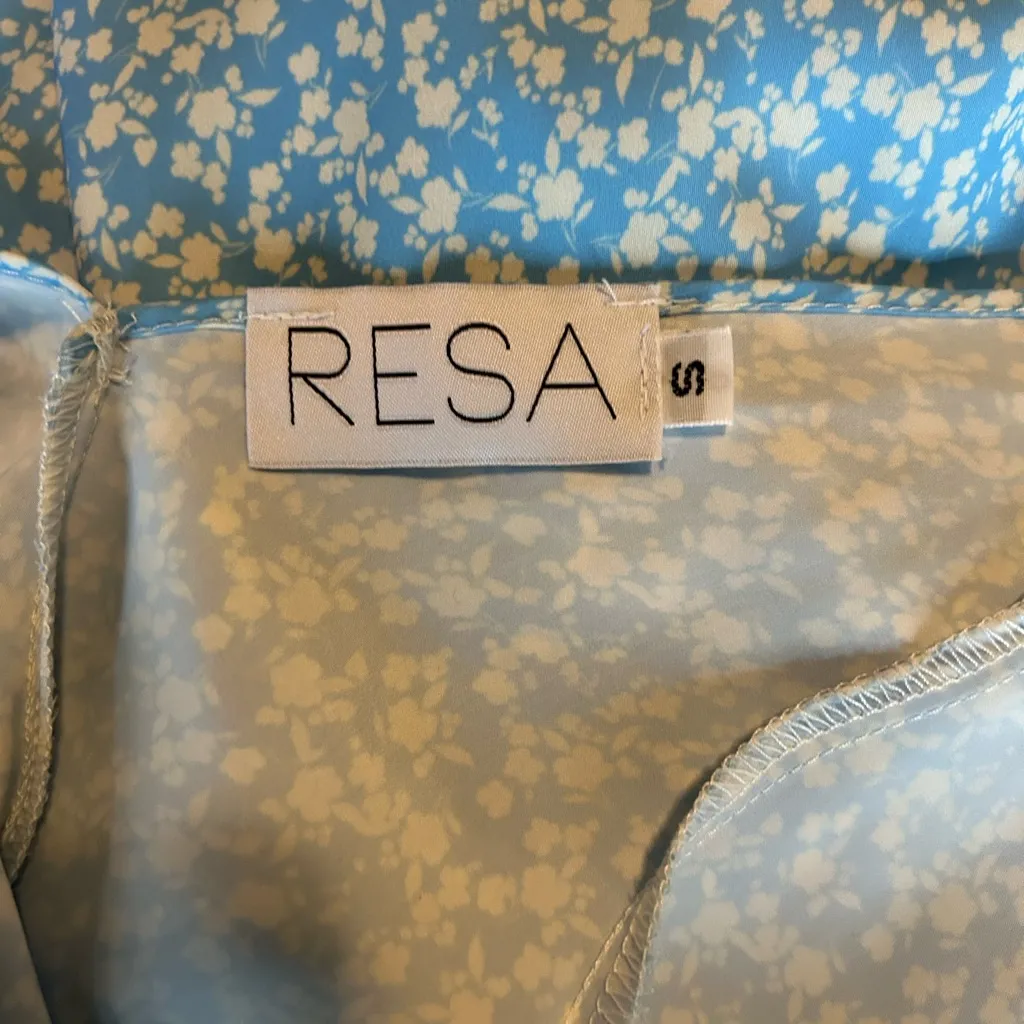 RESA Light Blue Floral Maxi Dress - Image 8