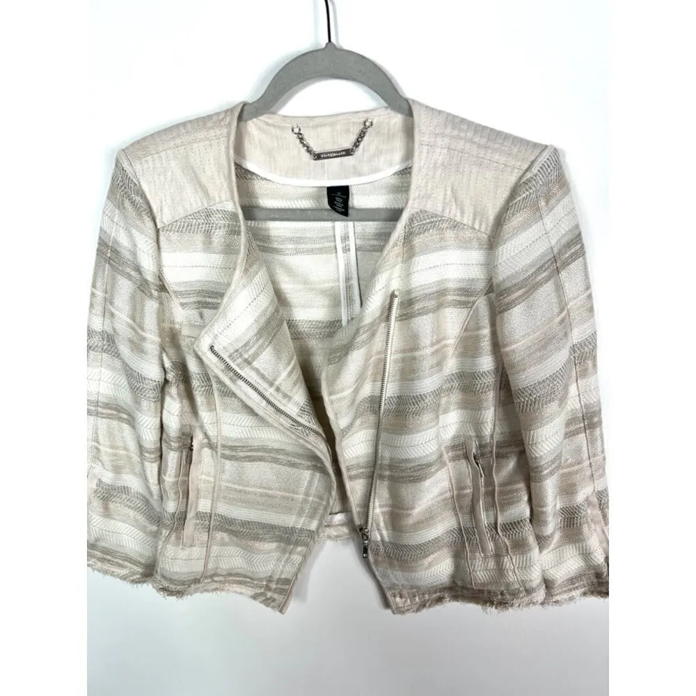 White House black‎ market zip up blazer - Image 4