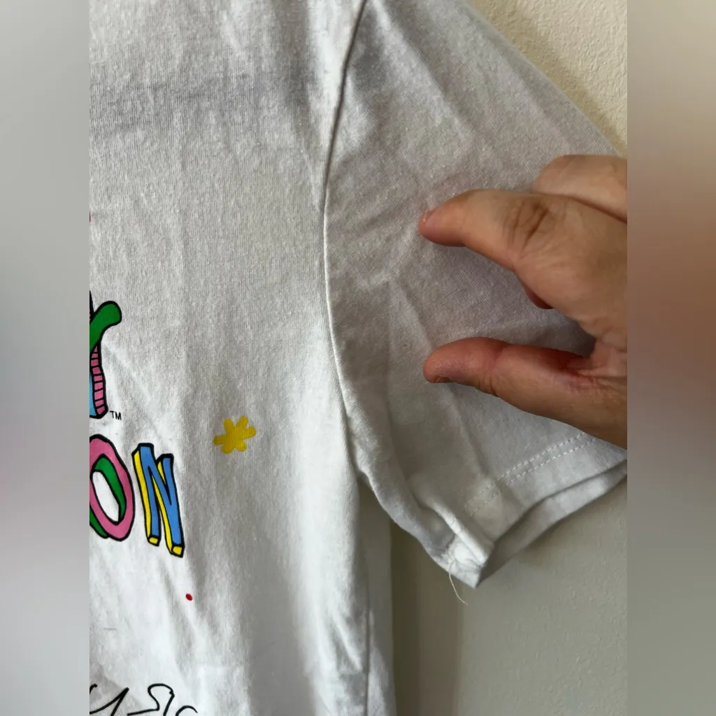 MTV Music Television Women’s White‎ Colorful T Shirt Size S White - Image 6