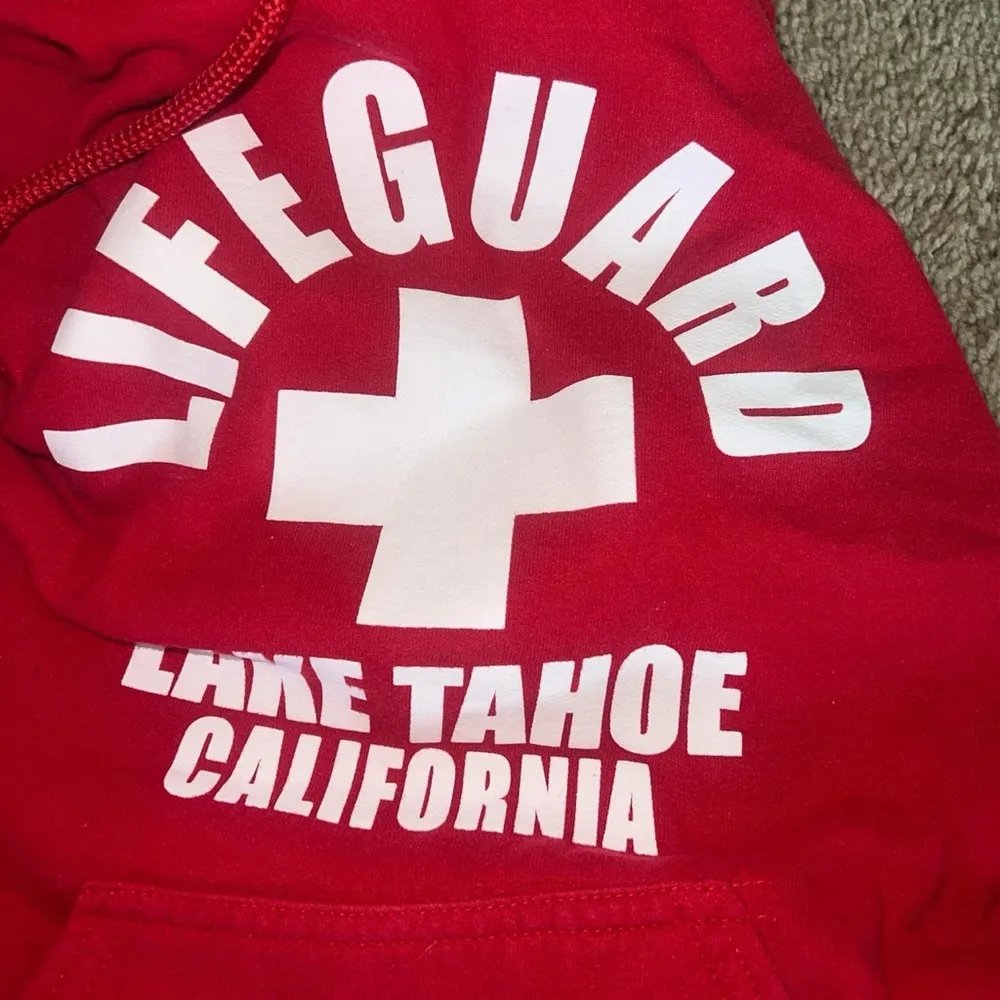 Lifeguard Hoodie Red - Image 4