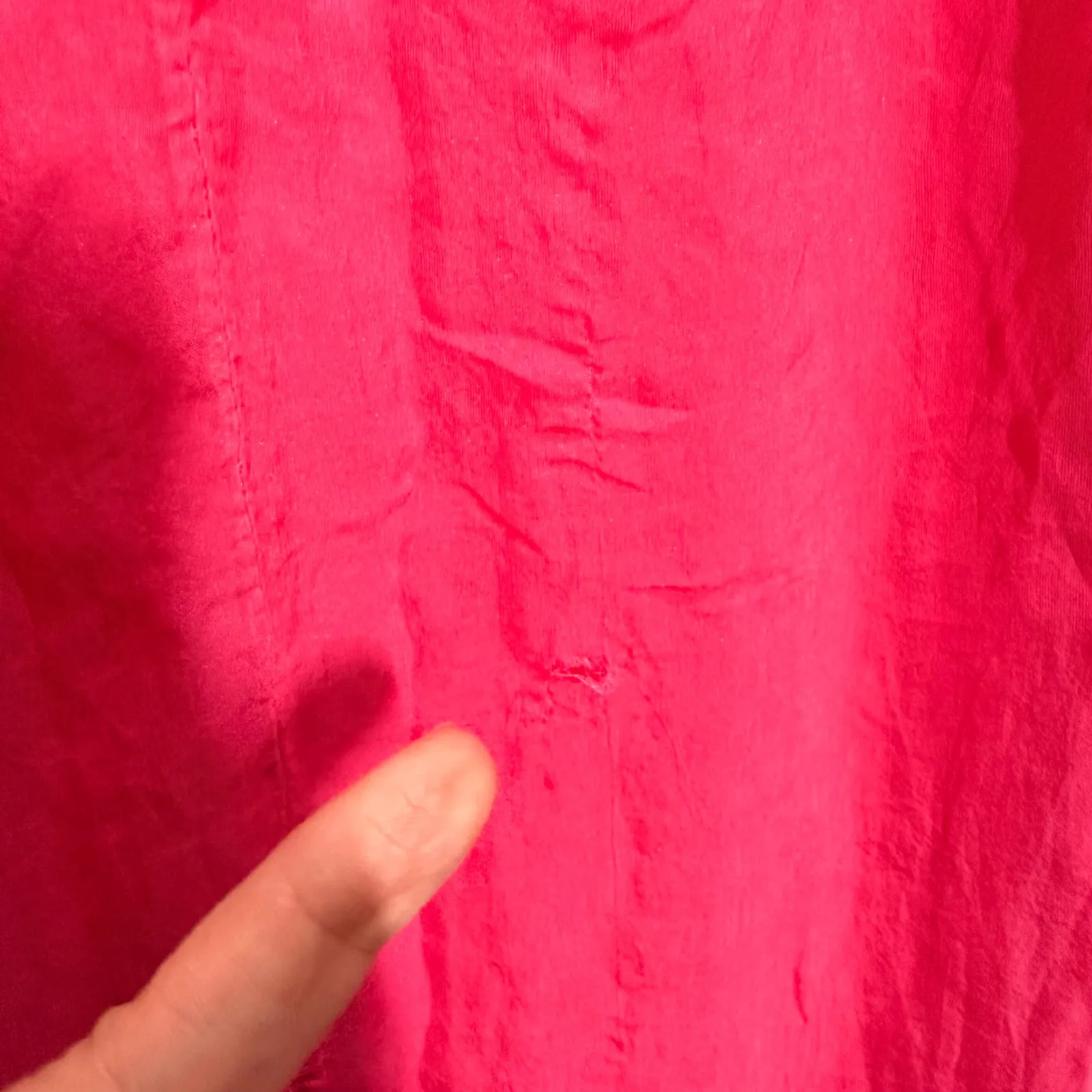 Luisa Ricci Italian Silk Halter Dress Pink Beach Resort Vacation M FLAWED Size M - Image 4