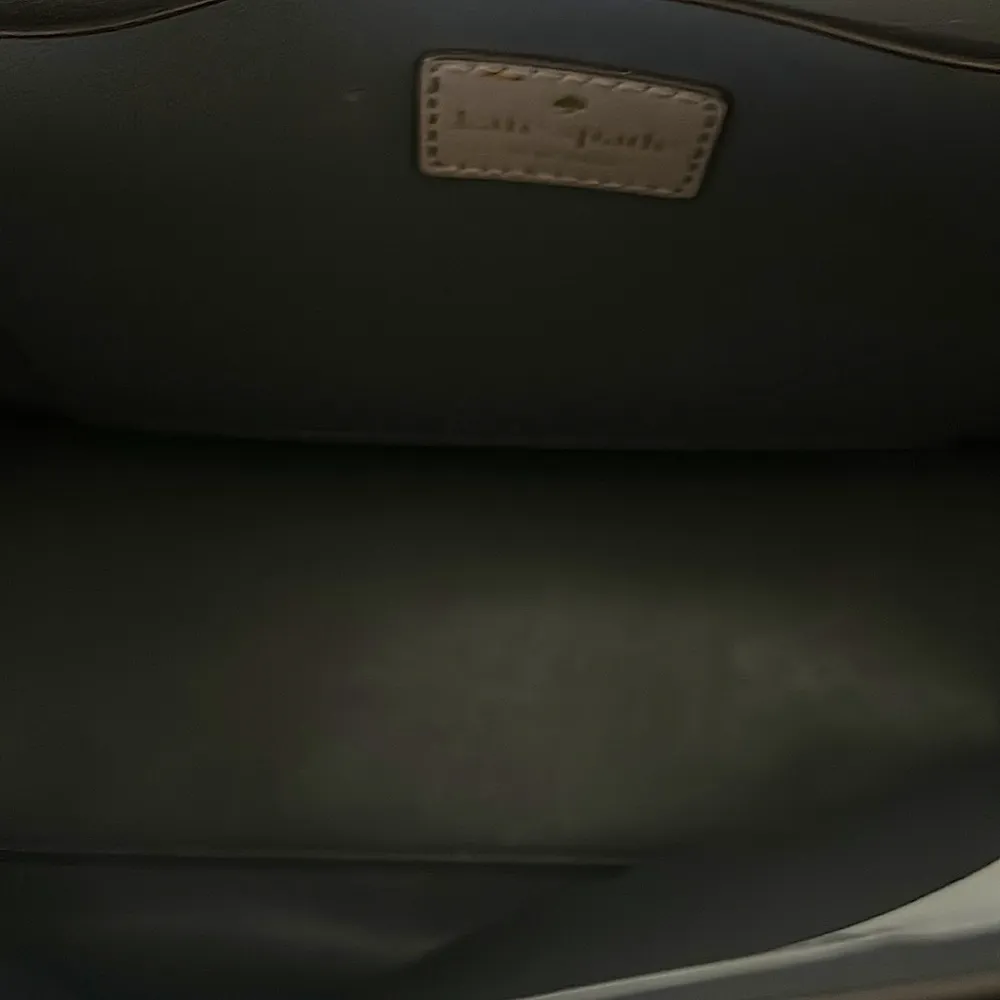 Kate Spade Authentic Gorgeous Light Gray/Taupe Leather Bag Purse 🌺🌺 - Image 12