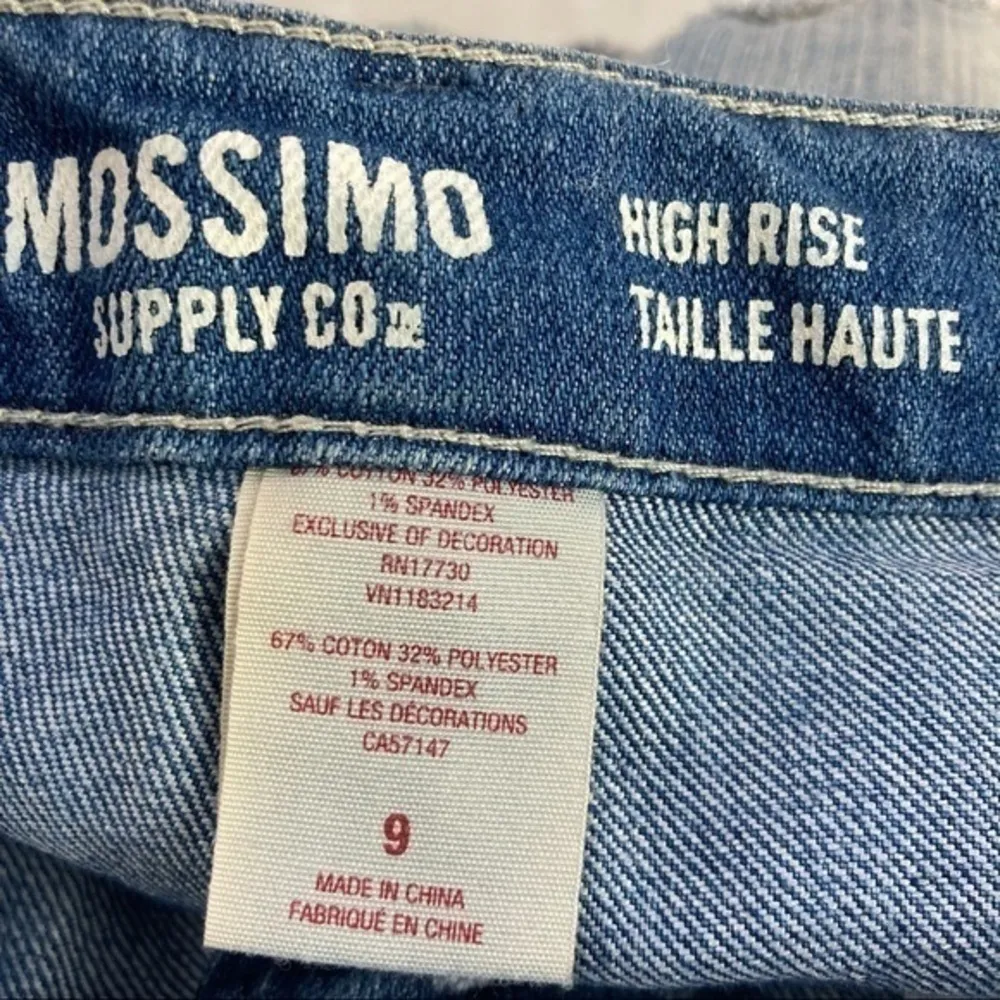 Mossimo Medium‎ Wash Denim Lace Trim High Rise Short Blue Size undefined - Image 7