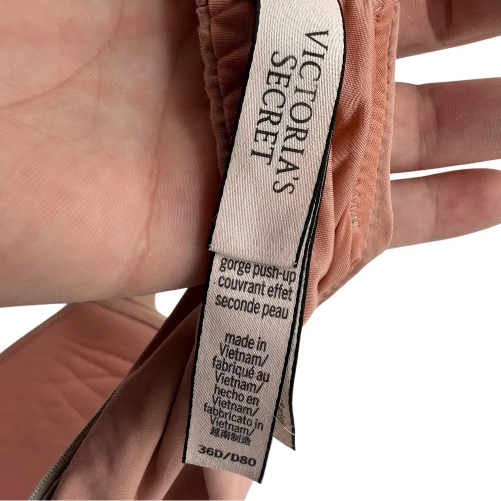Victoria’s Secret Pink Nude Underwire Lightly Lined Bra 36D - Image 6