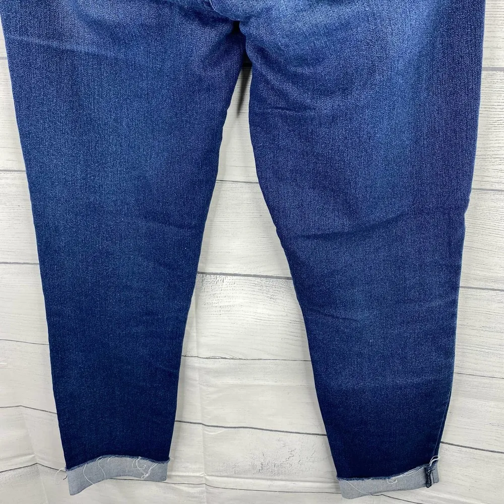 Paige Womens Paula Verdugo Ankle Raw Hem Cuffed Denim Jeans size 26 - Image 4