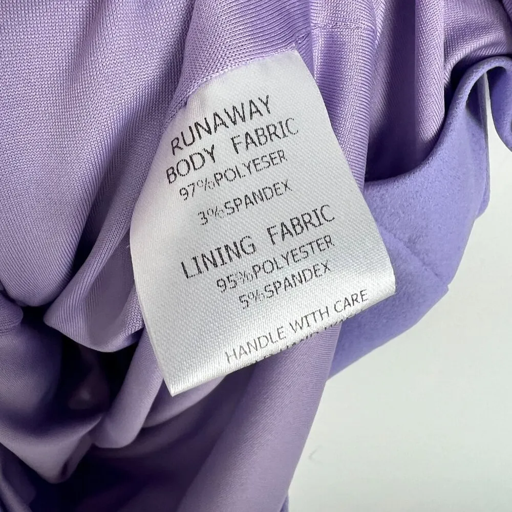 NWT Runaway by Rozalia The Flower Mini Dress Lilac Purple Size Large L NEW - Image 9