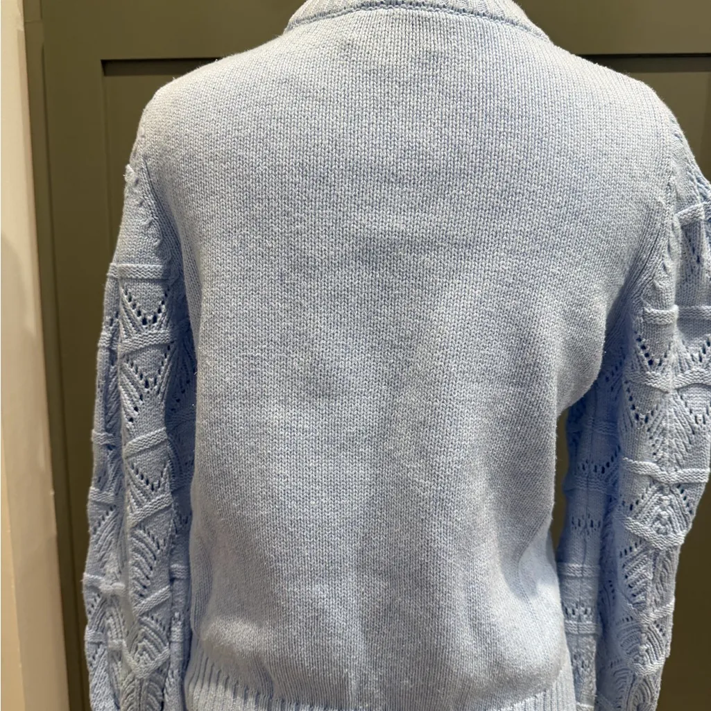 & Isla Light Blue Women's Sweater Size XS - Image 3
