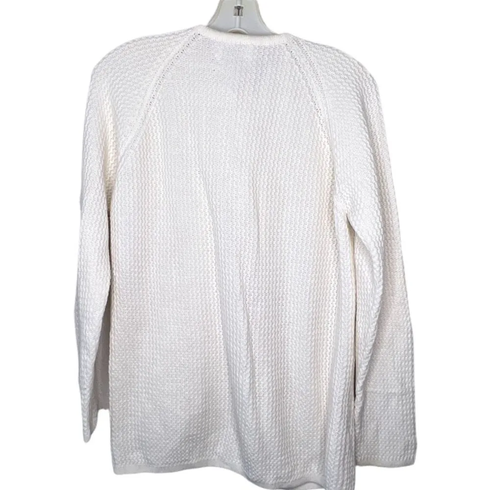 Vintage‎ Lilly of California Cardigan Sweater White - Image 3