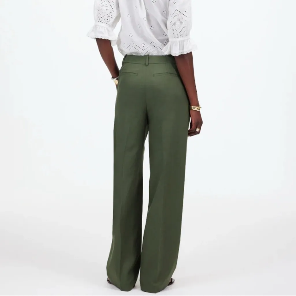 Madewell Slouchy Straight Leg Twill Pants 4 - Image 5