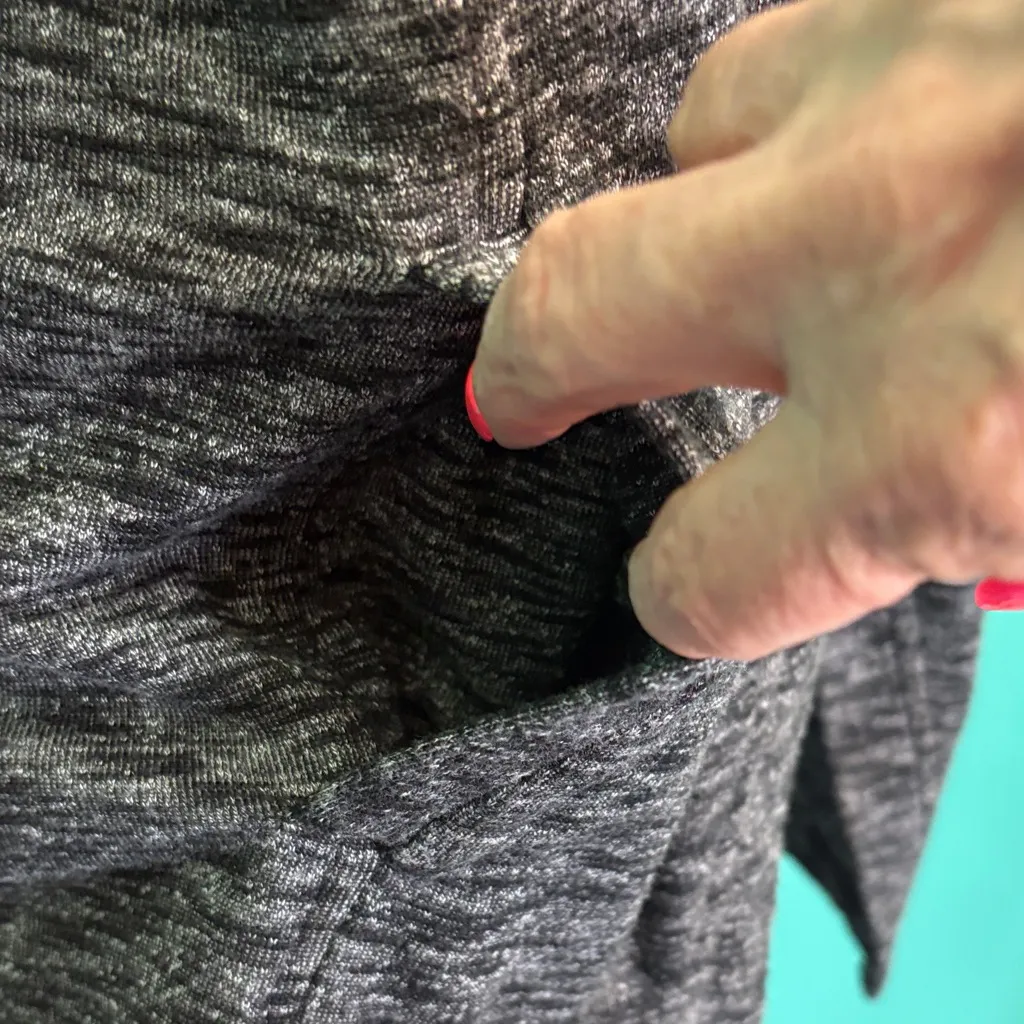 G.H. Bass & Co. Charcoal Asymmetrical Jacket Gray Size M - Image 7