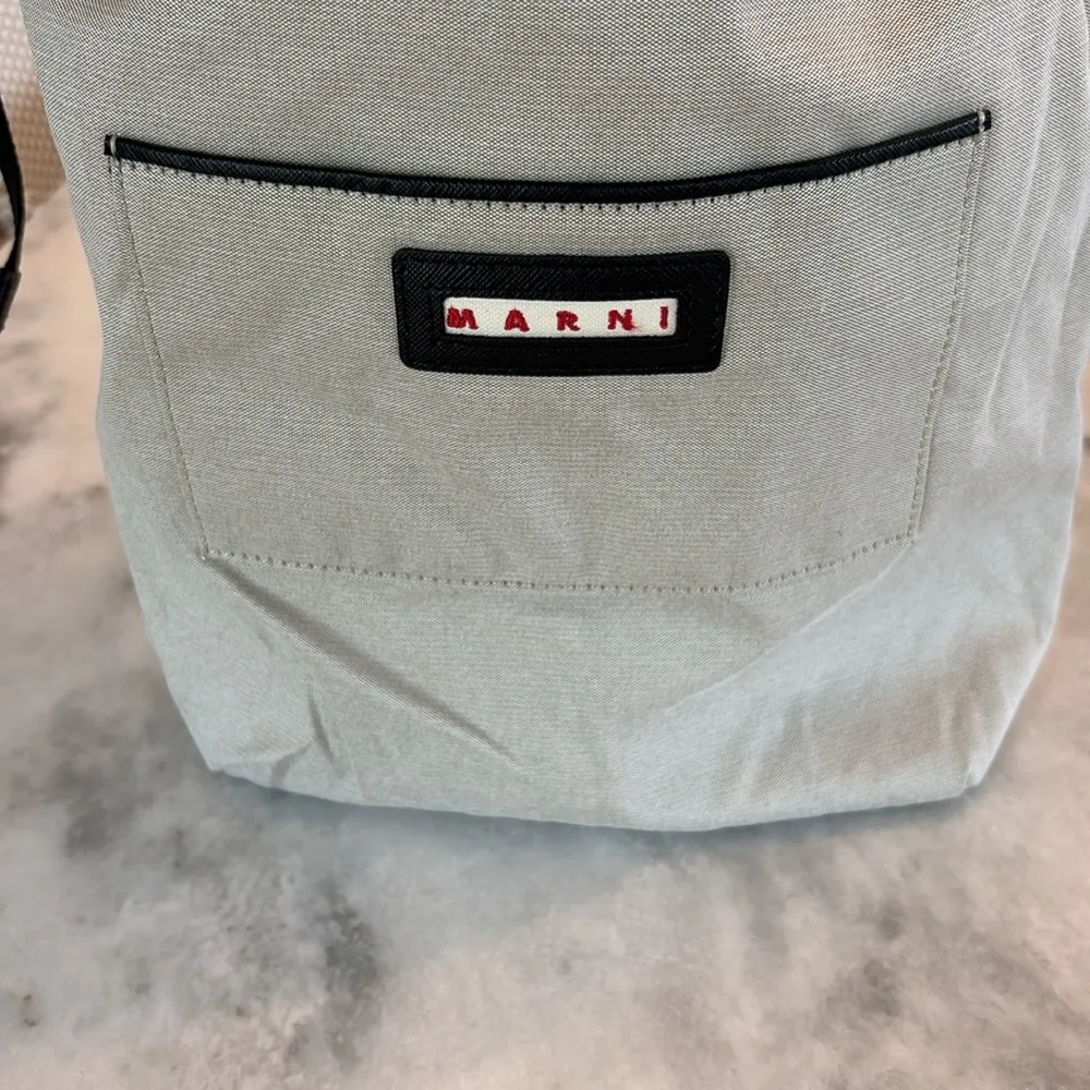 MARNI Drawstring Bag Tan - Image 3