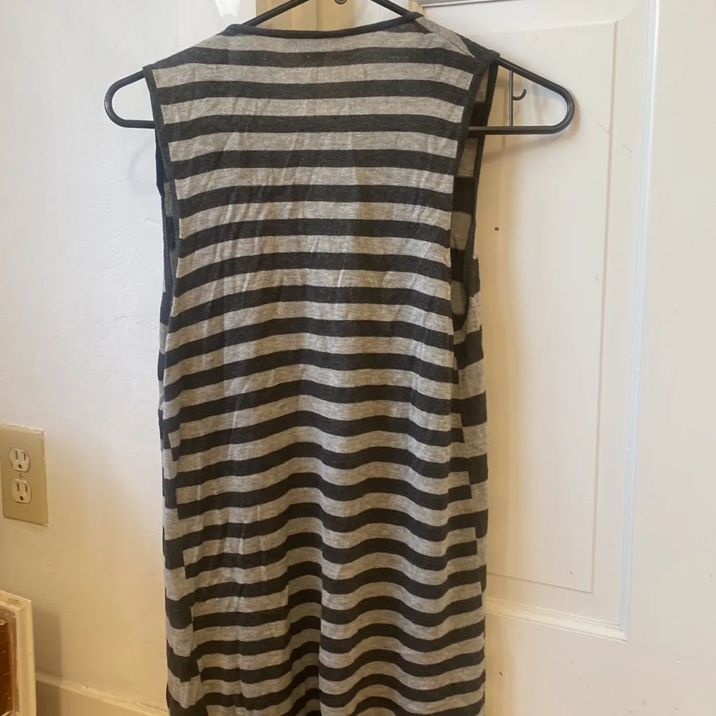 Coldwater Creek Striped flowy knit vest - Image 4