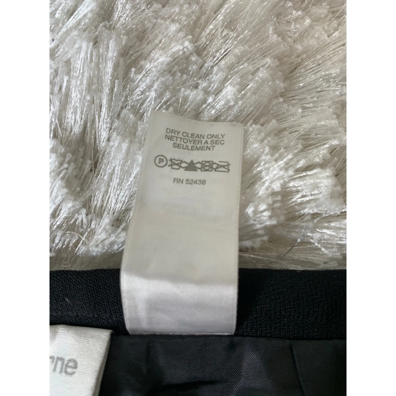 Liz Claiborne  Black Lined Trousers Sz 6 100% Polyester Suit Pants - Image 7