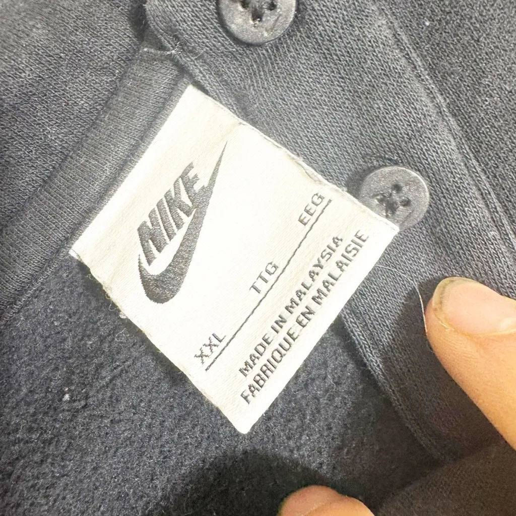 Nike Phoenix Fleece Three-Quarter‎ Sleeve Crop Polo Sweatshirt size XXL - Image 3