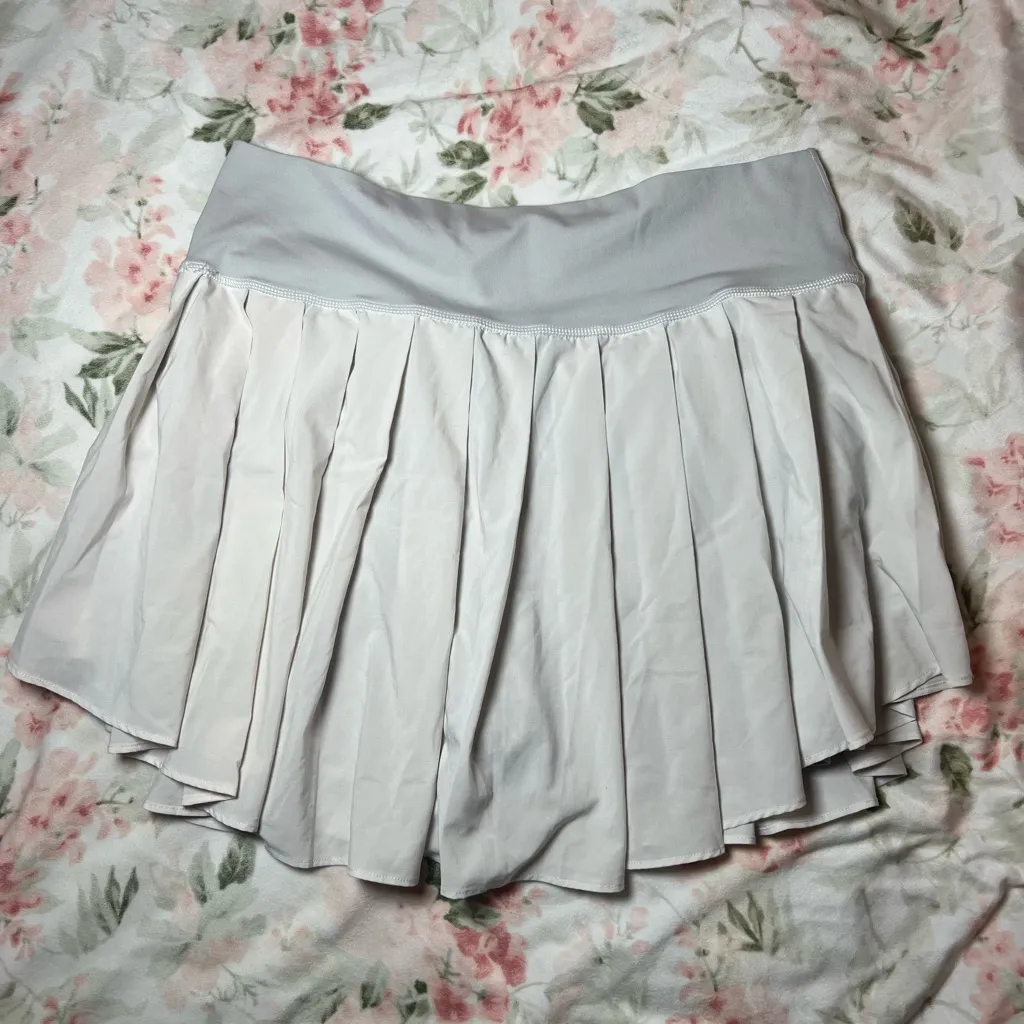 Aerie Offline White Pleated Tennis Skort Size XL Activewear Sporty Gym - Image 5