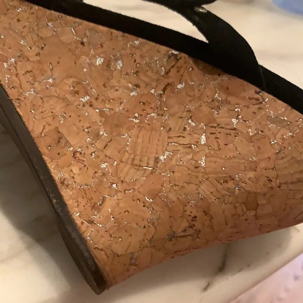 Ugg black Suede Jullita Wedge Sandal - Image 12