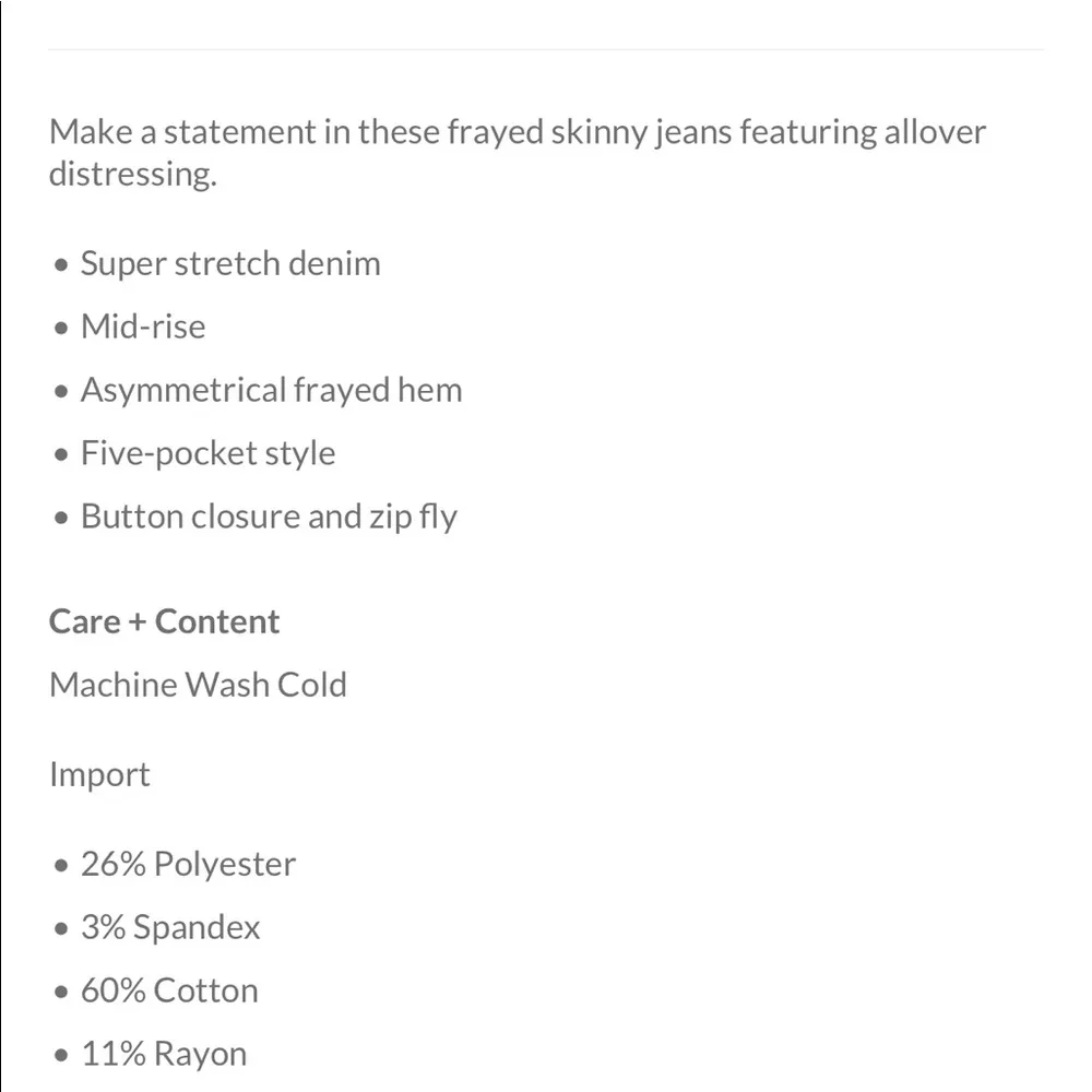 Free People Fringed Jeans - Image 4