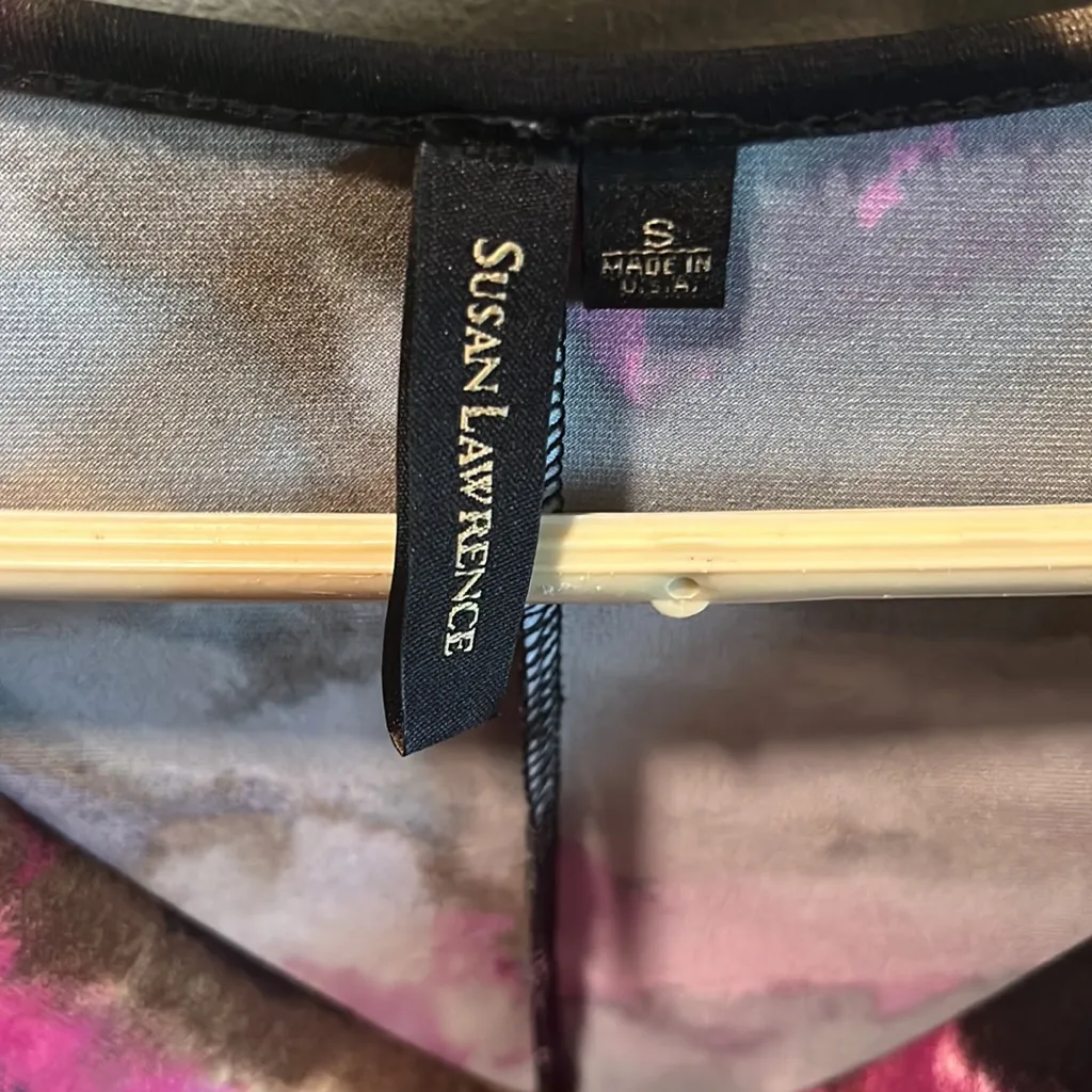 Susan Lawrence size‎ small dress, shirt, side, Thai detailing - Image 4